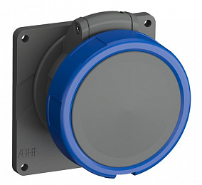 Розетка с прямым фланцем easy&safe 332eru9w,32a,3p+e,ip67,9ч ABB. Вид 1
