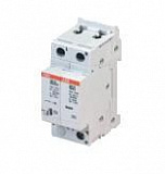 OVR T2 1N 40 275 P TS Ограничитель перенапряжения 1P+N, тип 2, 275В, 40kA (сменные картриджи) ABB