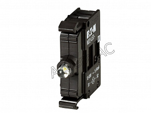 216557 M22-LED-W Светодиод с винтовым зажимом 8-15А, 12-30В AC, крепление спереди, белый Eaton. Вид 1