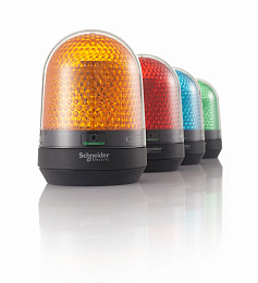 Сигн. маяк, 12-24в, красный, с зуммером Schneider Electric. Вид 1