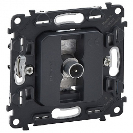 Розетка TV оконечная 10дБ 0-862 МГц, Valena IN MATIC Legrand. Вид 1