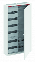 CA26VM Шкаф 72М навесной с медиапанелями IP44, 950x550x160 с расст. между DIN-рейками 125 мм и самозажимными клеммами N/PE CA26VM ABB. Вид 1