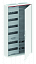 CA26VM Шкаф 72М навесной с медиапанелями IP44, 950x550x160 с расст. между DIN-рейками 125 мм и самозажимными клеммами N/PE CA26VM ABB. Вид 1.