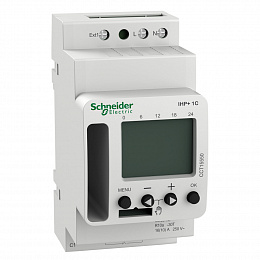 Программируемое цифровое реле времени Acti 9 IHP+1C, 24ч, 7дней, 1 канал Schneider Electric. Вид 1