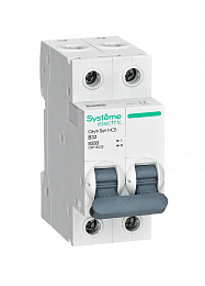 Автоматический выключатель 2-полюсный, 32А, 6kA (хар-ка B) City9 Systeme Electric. Вид 1