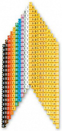 Маркировка кабеля KE2 (1,5.....2,5mm2) "9" (1уп.-500шт) Klemsan. Вид 1