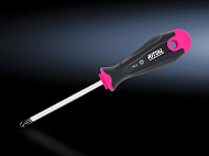 As отвертка неизолированная pz1 80мм с крест. шлицем pozidriv 1шт RITTAL