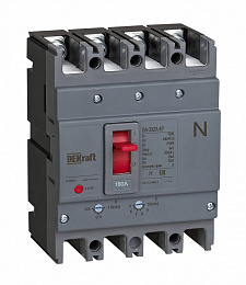 ВА-332А Автоматический выключатель 4-полюсный, 100A 35kA DEKraft. Вид 1