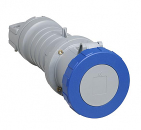 3125 C9W Розетка кабельная 3125C9W, 125А, 3P+E, IP67, 7ч ABB. Вид 1