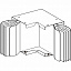 Секция угловая плашмя n2, 3l+n+pe, al, 2000а Schneider Electric. Вид 1.