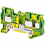 Клем втыч.с заземл, 3тчк, 4мм,желт-зел Schneider Electric. Вид 1.