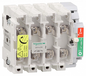 Рубильник 4x160a 00 Schneider Electric. Вид 1