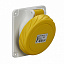 Розетка панельная, угловая винт 16a 3pne 100-130 IP67 Schneider Electric. Вид 1.