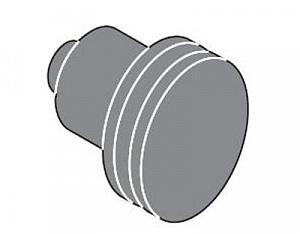 Заглушка для кнопки d22мм (1уп-50шт) ABB. Вид 1