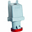 4125 RS6W Розетка для монтажа на поверхность 125A, 3P+N+E, IP67 ABB. Вид 1.