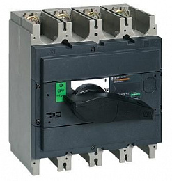Выключатель-разъединитель Interpact INS630, 3P, 630А (с черной ручкой) Schneider Electric. Вид 1