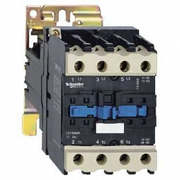 Контактор d 4р (2 но + 2 нз),ac1 60 a,110v dc 1.8 вт,расш. диап.,зажим под винт Schneider Electric. Вид 1
