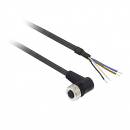Кабельный гнездовой разъем мама м12 4 pin Schneider Electric. Вид 1
