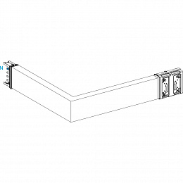 Секция угловая гориз. на заказ 250а (250 - 750) x (250 - 750) Canalis KSA Schneider Electric. Вид 1