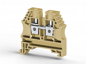 AVK 6 Клеммник на DIN-рейку 6мм² (бежевый) Klemsan. Вид 1