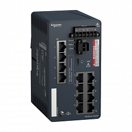 Коммутатор управляемый Modicon, 8TX/4TX 1 Gb Schneider Electric. Вид 1