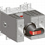 OS63GD12 Рубильник 3-полюсный на 63A, под предохранитель 000 (без ручки) ABB. Вид 1.