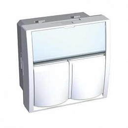 Лиц.плата altira 2мод 2xs-one ral9010 Schneider Electric. Вид 1