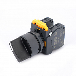 Переключатель в сборе модульный 22мм 3 позиции с фиксацией 2НО Systeme Electric. Вид 1