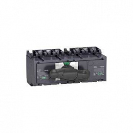 Моноблочное устройство ввода резерва Interpact INS250, 3P, 160А (с ручкой) Schneider Electric. Вид 1