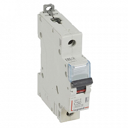 DX3-E Автоматический выключатель 1-полюсный 50A 6kA (хар-ка C) Legrand. Вид 1