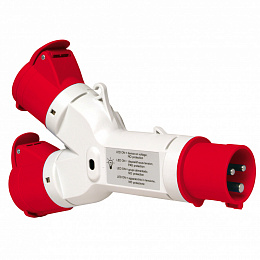 Двойной разветвитель 2 16a IP67380v 3pt 50 e Schneider Electric. Вид 1