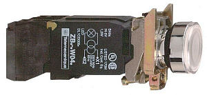 Кнопка 22мм 230в с возв. с подсв. xb4bw3145 Schneider Electric. Вид 1