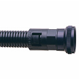 AL21/U113/A/000620 Фитинг AL, UNEF прямой, поворотный, нейлон/алюминий, черный, резьба U113, Ø21, AL21/U113/A/000620, (1упак-10 шт) ABB