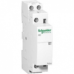 Модульный контактор 2полюса (но+нз).25а. цепь управления 24в 50гц Schneider Electric. Вид 1