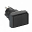 кнопка черная.,16мм,пруж возвр.,1но+1нз Schneider Electric. Вид 1.