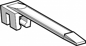 Кабельный держатель маркировки типа ar1m*01, на кабель толщиной 1...1,5 мм2 Schneider Electric. Вид 1
