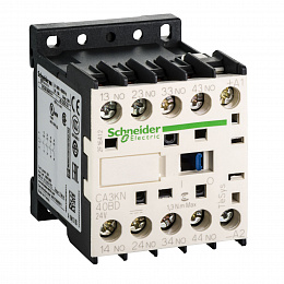 Промежуточное реле 4но, цепь управления 12 в dc Schneider Electric. Вид 1