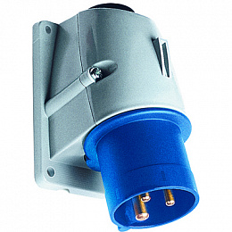 232 BS6 Вилка для монтажа на поверхность 32A, 2P+E, IP44 ABB. Вид 1