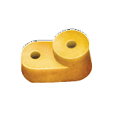 Угловой изолятор для "N" шины желтый (200 штук) ИЭК