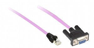 Canopen cable, 3m, sub-d 9 female/rj45 Schneider Electric. Вид 1