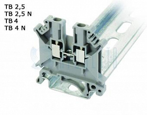 Клеммник винтовой 2,5мм.кв., синий, (1уп-50шт) Провенто. Вид 1