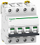 iC60L 4P 16A Автоматический выключатель 4-полюсный, 16А, 15kA (хар-ка Z) Schneider Electric. Вид 1.