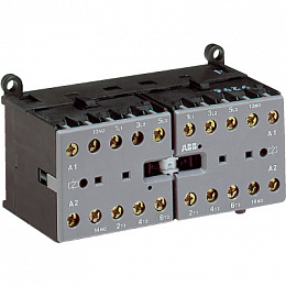 VB 7A-30-10 Реверсивный миниконтактор 3-х полюсный 12A 220В AC с соединителем ABB. Вид 1