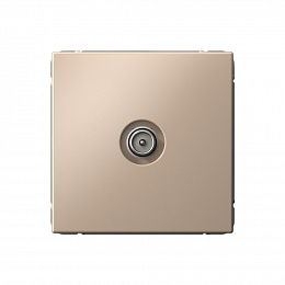 Розетка TV, оконечная 1DB, механизм (песочный) ARTGALLERY Systeme Electric. Вид 1