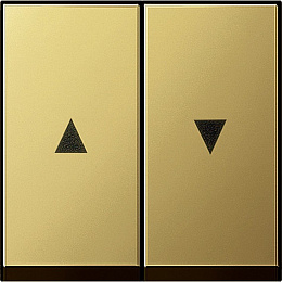 Клавиша для жалюзийного выключателя (лутунь) System 55 Gira. Вид 1