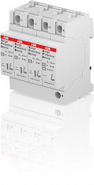 OVR T2 3N 40-275 P QS Ограничитель перенапряжения 3P+N, тип 2, 275В, 40kA (сменные картриджи) ABB. Вид 1