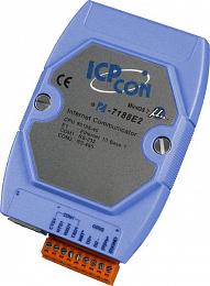 Программируемый Ethernet сервер последовательных интерфейсов, 1xRS-232, 1xRS-485 ICP DAS. Вид 1