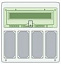 Бокс 18 мод.+ 4 отверстия для розеток 63А настенный IP65 Schneider Electric. Вид 1.