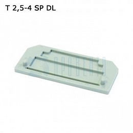 Проставка для клеммников двухуровневых 2,5-4мм.кв., серый, (1уп-50шт) Провенто. Вид 1