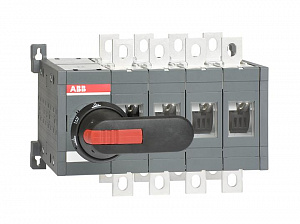 Рубильник реверсивный OT315E04CLP (с ручкой) переключение без разрыва тока ABB. Вид 1